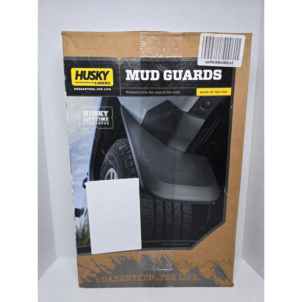 Husky Liners Rear Black Thermoplastic Mud Guards for 04-12 Colorado Canyon Pair